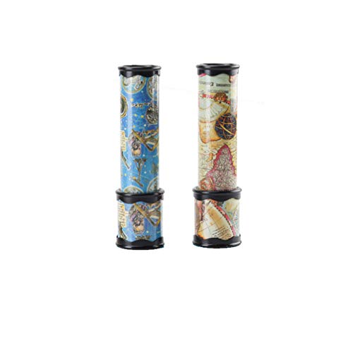 Tomaibaby 2 Stück Kinder Kaleidoskop Spielzeug Klassische Welt Kaleidoskop Pädagogische Kaleidoskop Spielzeug Geschenk für Jungen Mädchen von Tomaibaby