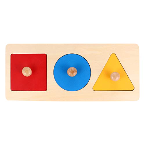 Tomaibaby Puzzle in Form eines Kindes aus Holz mit 1 Stück Puzzle mit Holzknopf Montessori Brett Geometrische Form Pädagogisches Spielzeug für Kinder Tomaibaby Puzzle in Form eines Kindes aus Holz mit 1 Stück Puzzle mit Holzknopf Montessori Brett Geometrische Form Pädagogisches Spielzeug für Kinder von Tomaibaby
