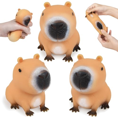 Lustiges Capybara-Quetschspielzeug, 3 Stück Anti Stress Spielzeug, Squishy Toy, Stress Squeeze Spielzeug Squeeze Ball für Erwachsene Kinder ,für Jungen, Mädchen, Männer, Frauen, Teenager, Kinder Lustiges Capybara-Quetschspielzeug, 3 Stück Anti Stress Spielzeug, Squishy Toy, Stress Squeeze Spielzeug Squeeze Ball für Erwachsene Kinder ,für Jungen, Mädchen, Männer, Frauen, Teenager, Kinder von Tomalithic