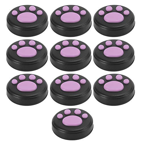 Tomantery Gaming -Controller -Rocker Kappe, Anti Skid Weichlicht Gewicht Einzigartiger Daumen Grip Cover Schutz für den Schalter (Schwarze Fundamentpulverklaue) von Tomantery