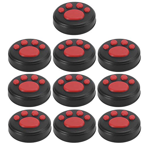 Tomantery Gaming -Controller -Rocker Kappe, Anti Skid Weichlicht Gewicht Einzigartiger Daumen Grip Cover Schutz für den Schalter (Schwarze Hintergrund rote Krallen) von Tomantery