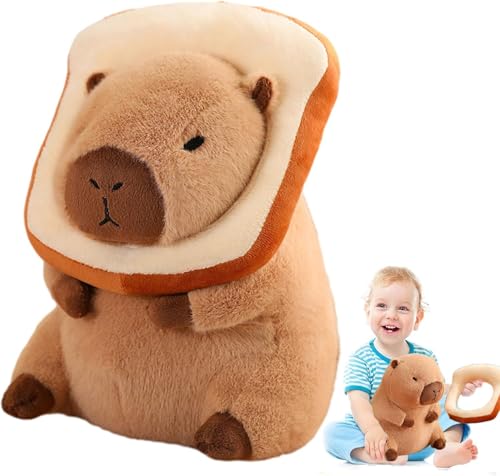 Tomatoys Capybara Plüschtier, 33 cm, Capybara-Plüschspielzeug, süßes Capibara-Plüschtier mit Anzügen, Carpincho-Plüschkissen, Geschenk für Jungen und Mädchen Tomatoys Capybara Plüschtier, 33 cm, Capybara-Plüschspielzeug, süßes Capibara-Plüschtier mit Anzügen, Carpincho-Plüschkissen, Geschenk für Jungen und Mädchen von Tomatoys