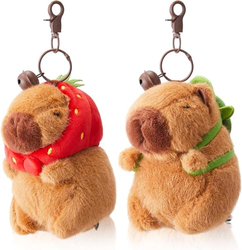 Tomatoys Capybara Plüschtier, 33 cm, Capybara-Plüschspielzeug, süßes Capibara-Plüschtier mit Anzügen, Carpincho-Plüschkissen, Geschenk für Jungen und Mädchen Tomatoys Capybara Plüschtier, 33 cm, Capybara-Plüschspielzeug, süßes Capibara-Plüschtier mit Anzügen, Carpincho-Plüschkissen, Geschenk für Jungen und Mädchen von Tomatoys