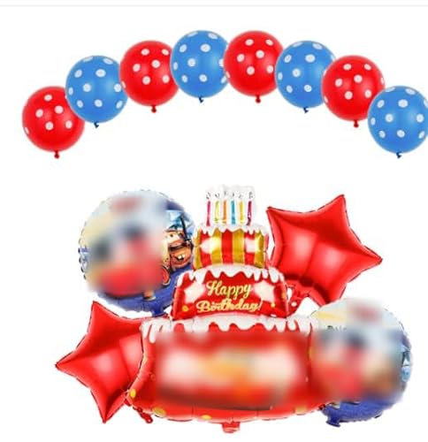 Deko Geburtstag Auto -Tomicy 13 Stück Cars Geburtstagsfeier Dekorationen, Cars Thema Party für Jungen mit Fahrzeug Thema Happy Birthday Banner Auto Folienballons von Tomicy