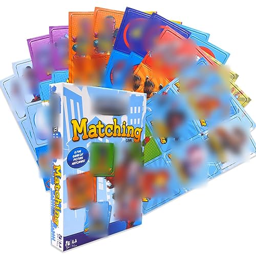 Memory Matching Game 72pcs Mini Memory Game Matching Cards for Kids 2 3 4 Years Matching Cards Educational Learning Toys Preschool Toddler Memory von Tomicy