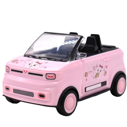 Tomicy Auto Spielzeug Rosa Puppenfahrzeug 12.5 * 6.5 * 7cm Mini Autos Kinder Mini Die Cast Spielzeugautos für 3-12 Jahre Jungen Mädchen Kinder von Tomicy