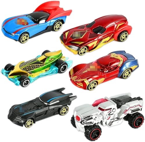 Tomicy Held Cars Autos Spielzeug 6 Stück Casting Car Model Fahrzeug Spielzeug Kinder Creative Hot Winner Wheels Fahrzeug Mini Cars Spielzeug geeignet für Kinder ab 3 Jahren von Tomicy