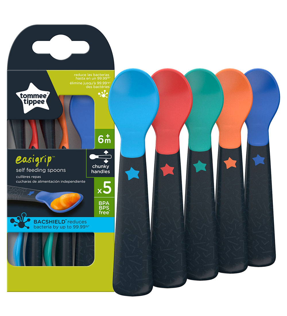 Tommee Tippee Babylöffel - Easigrip - 5er-Pack - Navy/Mehrfarbig - Tommee Tippee - One Size - Kinderbesteck Tommee Tippee Babylöffel - Easigrip - 5er-Pack - Navy/Mehrfarbig - Tommee Tippee - One Size - Kinderbesteck von Tommee Tippee