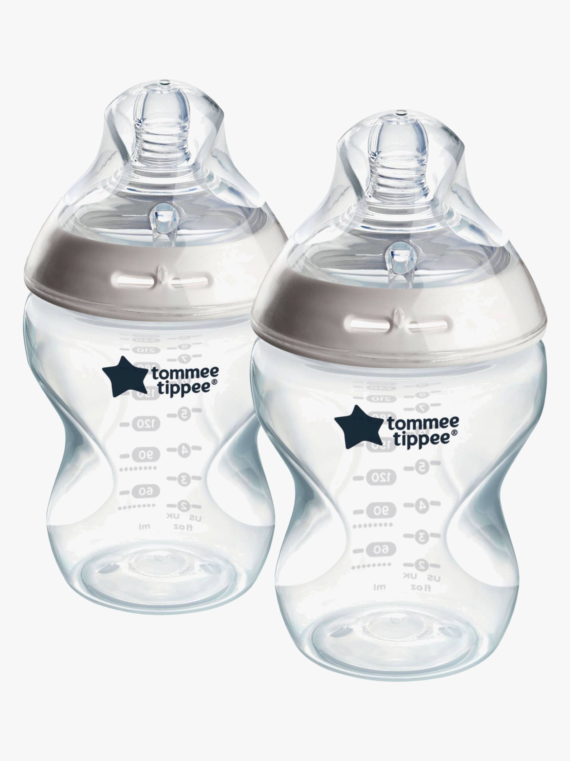 Tommee Tippee Natural Start Babyflaschen 260 ml 2er-Pack, White Tommee Tippee Natural Start Babyflaschen 260 ml 2er-Pack, White von Tommee Tippee