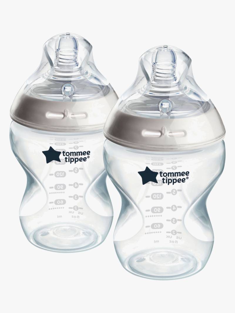 Tommee Tippee Natural Start Babyflaschen 260 ml 2er-Pack, White Tommee Tippee Natural Start Babyflaschen 260 ml 2er-Pack, White von Tommee Tippee