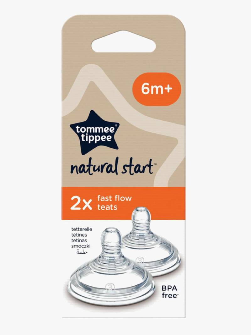 Tommee Tippee Natural Start Fast Flow Sauger 2er-Pack Tommee Tippee Natural Start Fast Flow Sauger 2er-Pack von Tommee Tippee