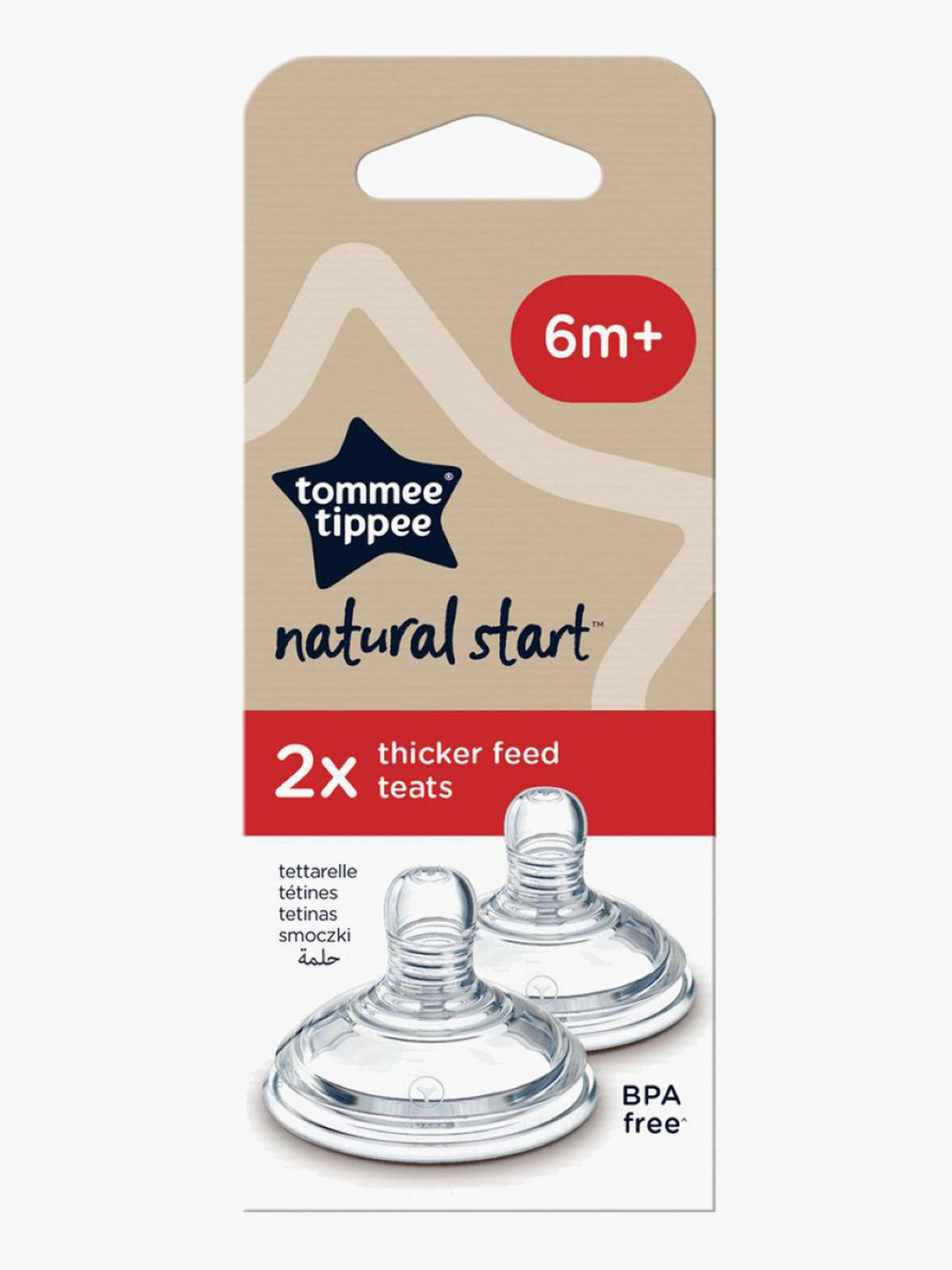 Tommee Tippee Natural Start Thick Flow Sauger 2er-Pack Tommee Tippee Natural Start Thick Flow Sauger 2er-Pack von Tommee Tippee