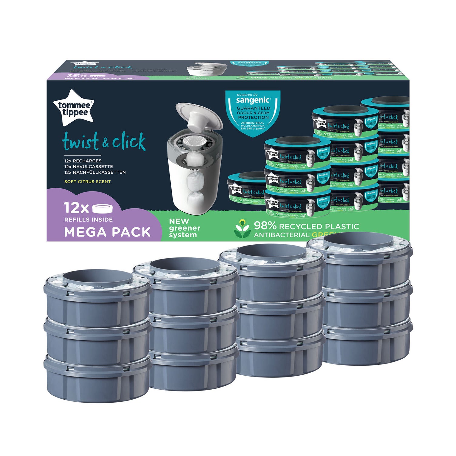 Tommee Tippee Twist Refill 12er-Pack Tommee Tippee Twist Refill 12er-Pack von Tommee Tippee