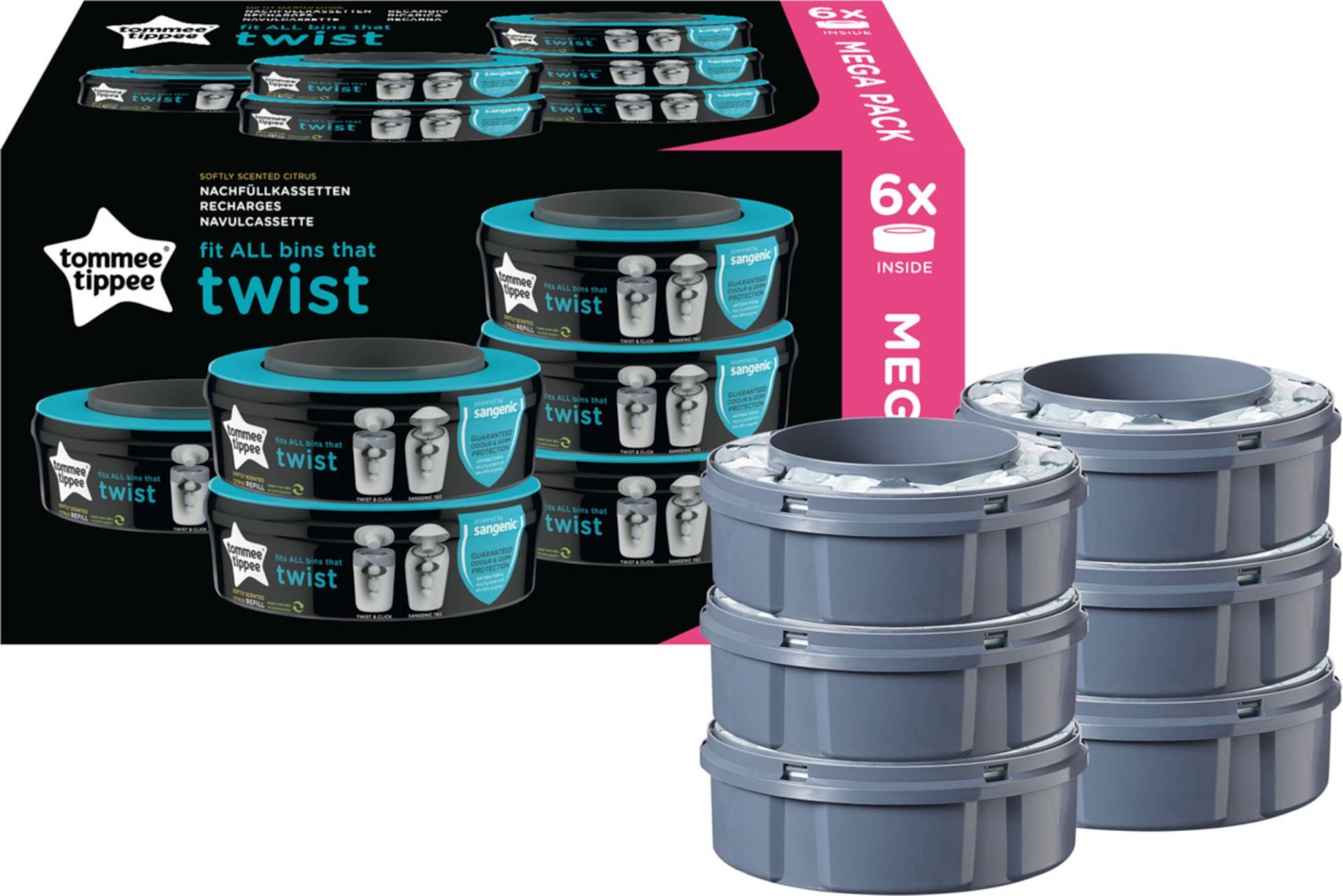 Tommee Tippee Twist Refill 6er-Pack Tommee Tippee Twist Refill 6er-Pack von Tommee Tippee