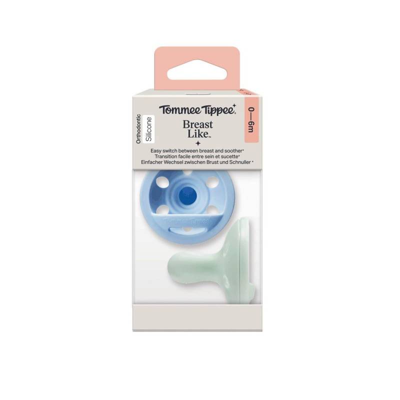 Tommee Tippee Twist & Click 2er-Pack Schnuller Breast Like 0-6M Tommee Tippee Twist & Click 2er-Pack Schnuller Breast Like 0-6M von Tommee Tippee