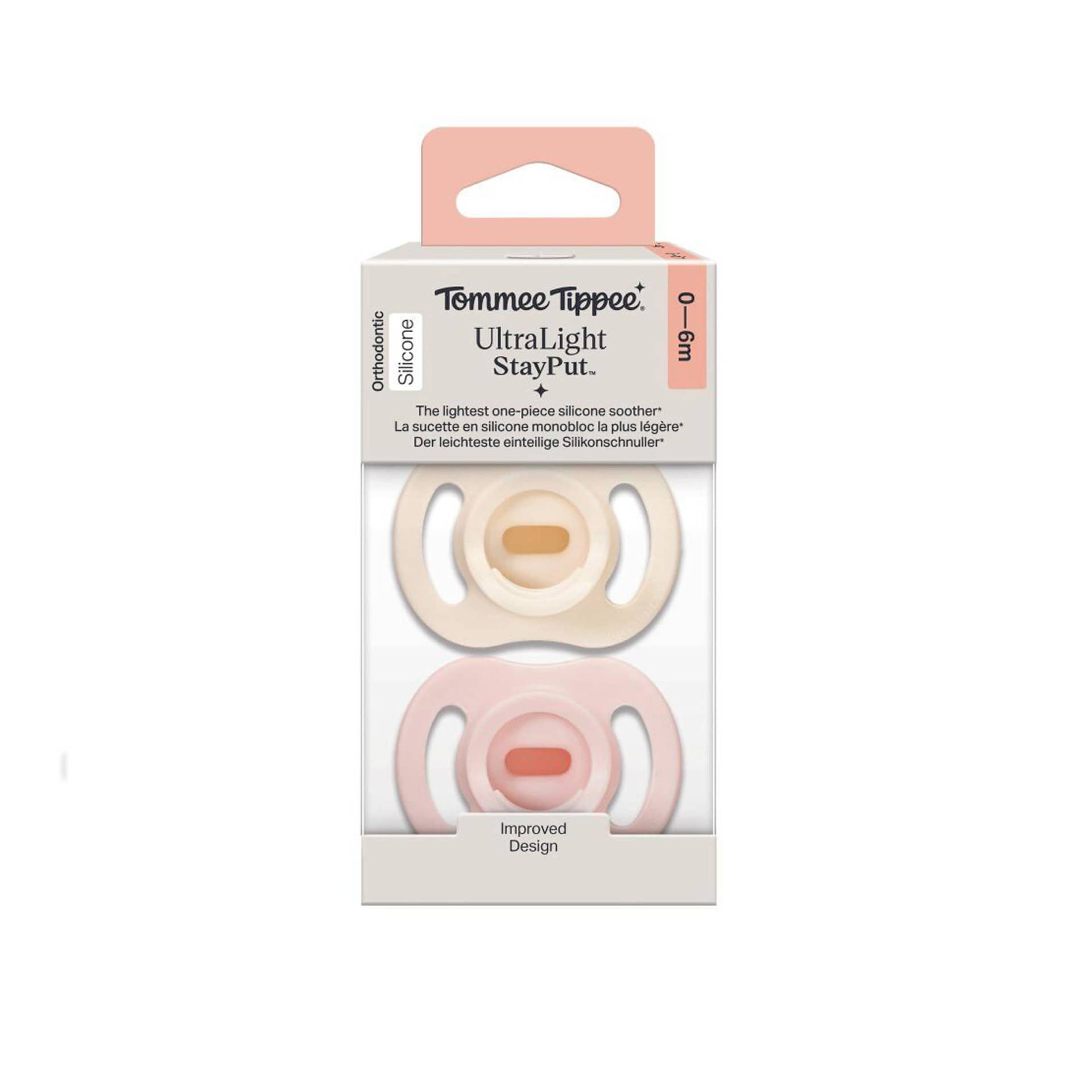 Tommee Tippee Twist & Click 2er-Pack Schnuller ultra light 0-6M Tommee Tippee Twist & Click 2er-Pack Schnuller ultra light 0-6M von Tommee Tippee