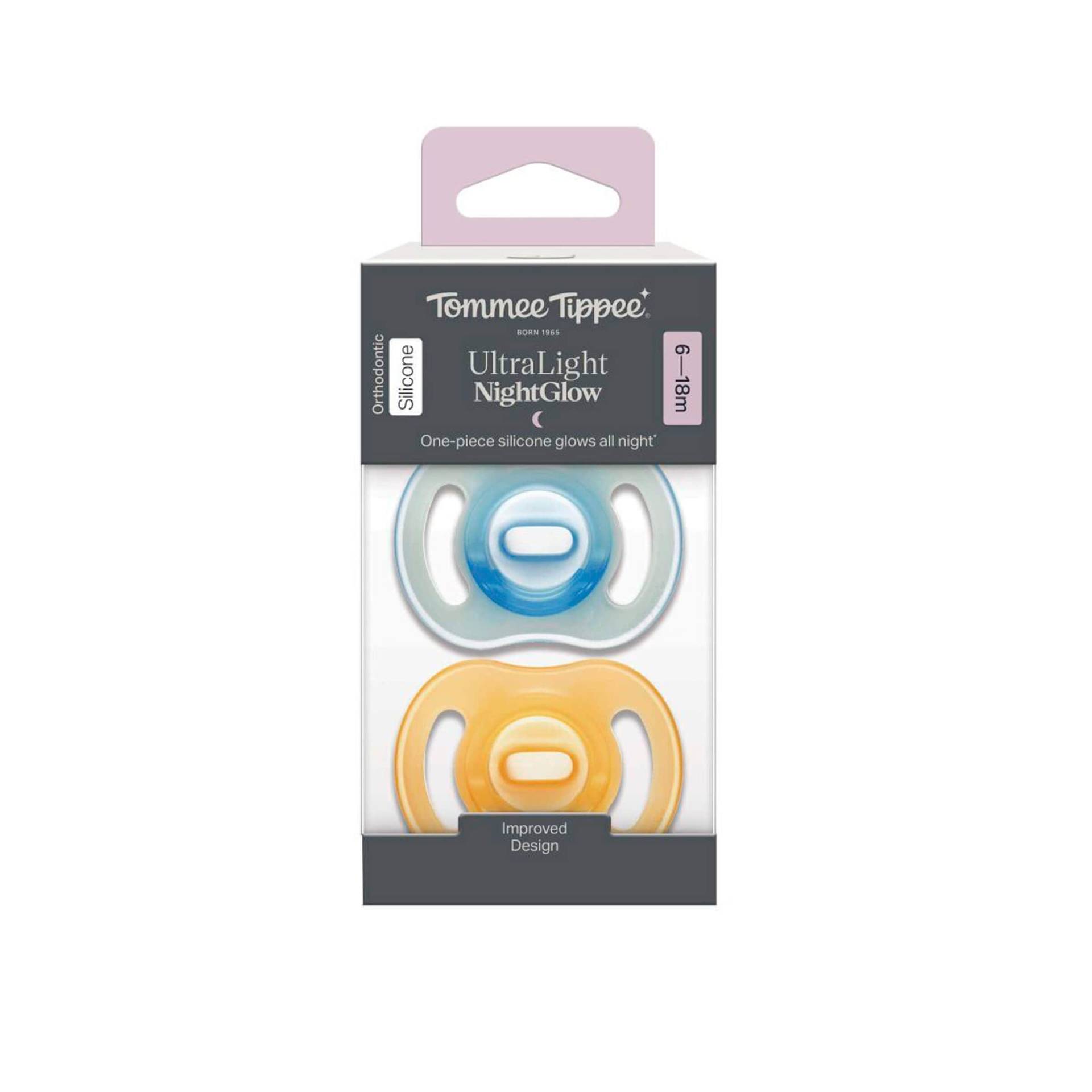 Tommee Tippee Twist & Click 2er-Pack Schnuller ultra light 6-18M Tommee Tippee Twist & Click 2er-Pack Schnuller ultra light 6-18M von Tommee Tippee