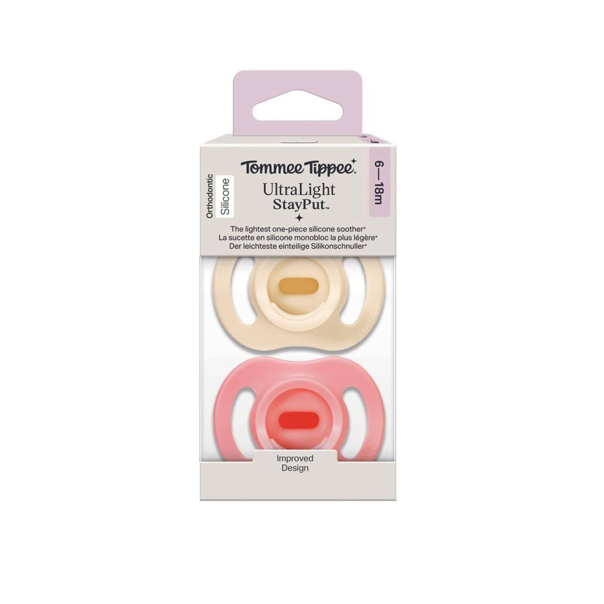 Tommee Tippee Twist & Click 2er-Pack Schnuller ultra light 6-18M Tommee Tippee Twist & Click 2er-Pack Schnuller ultra light 6-18M von Tommee Tippee