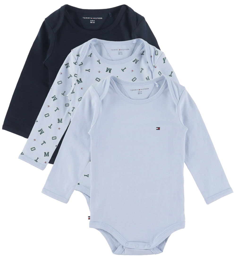 Tommy Hilfiger Bodys l/ä - 3er-Pack - Sky Blue Streifen - Tommy Hilfiger - 56 - Body L/Ä Tommy Hilfiger Bodys l/ä - 3er-Pack - Sky Blue Streifen - Tommy Hilfiger - 56 - Body L/Ä von Tommy Hilfiger
