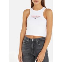 Tommy Jeans Cropped NYC Baby Stretch-Cotton Tank - L von Tommy Jeans