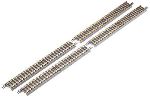 Tomytec 018018-4 Gleise, gerade in Schotterbettung, je 140 mm von TomyTEC