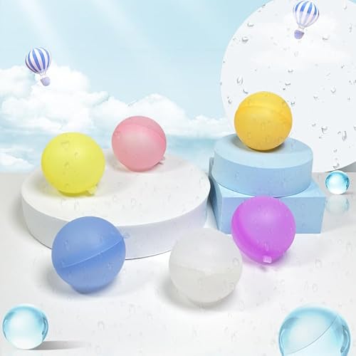 25 Stück Wiederverwendbare Wasserballons, Wasserbomben Selbstdichtend, Wasserbomben Silikon für Outdoor, Wasserpark,Wasserbomben Wiederverwendbar Magnet für Kinder und Erwachsene 25 Stück Wiederverwendbare Wasserballons, Wasserbomben Selbstdichtend, Wasserbomben Silikon für Outdoor, Wasserpark,Wasserbomben Wiederverwendbar Magnet für Kinder und Erwachsene von Tomooo