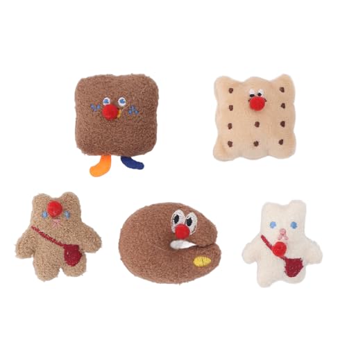 Tomotato 5pcs gefüllt Plüsch Keksspielzeug, Auto Innenverzierungen Plüschspielzeug entzückende Armaturenbrett Figur Dekoration für Autos Innenraum Tomotato 5pcs gefüllt Plüsch Keksspielzeug, Auto Innenverzierungen Plüschspielzeug entzückende Armaturenbrett Figur Dekoration für Autos Innenraum von Tomotato