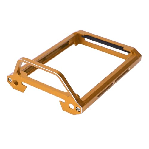 Tomotato Aluminiumlegierung RC -Auto -Sender -Protektor -Rahmenanpassung, Upgrade -Empfängerzubehör Remote -Radiocontroller, Metall Base Protector Bracket Halterhalter -Shell -Support (Gold) von Tomotato