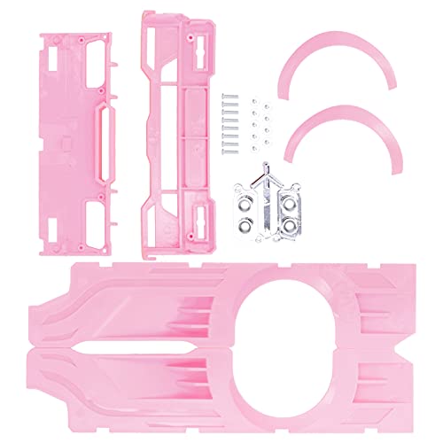 Tomvorks ABS -Kunststoff -Weitkörper Großer Umgebender Abdeckung, Exquisite Modifikations -Kits für WPL D12 RC -LKW-, MOD- und Upgrade -Zubehör, Einfache Installation (Rosa) von Tomvorks