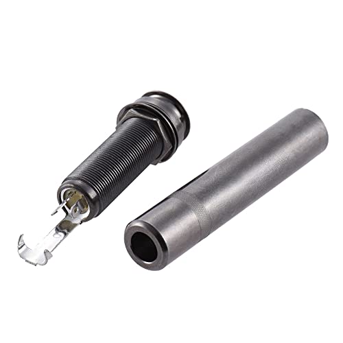 Tomvorks Akustische E -Gitarre 6,35 Mm Mono -Ausgangs -Endstift -Stecker mit 65 Mm Hinterer Cover -Kupfermaterial für Musikbegeisterte von Tomvorks