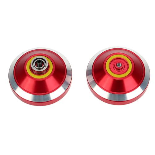 Tomvorks Aluminiumlegierung Metall Yoyo mit 8 Ball KK-Lager, für Rot, Kultivieren (Rot) von Tomvorks