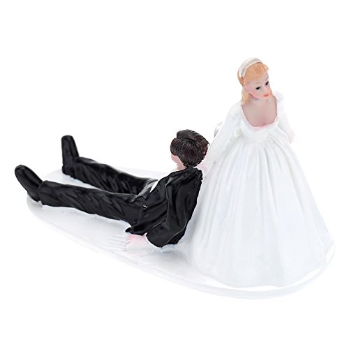 Tomvorks Romantische Braut & Bräutigam Hochzeitstorte, Umarmung und Kuss für die Romantische Hochzeitsfeier. Entzückende Figur für die Kuchendekoration Tomvorks Romantische Braut & Bräutigam Hochzeitstorte, Umarmung und Kuss für die Romantische Hochzeitsfeier. Entzückende Figur für die Kuchendekoration von Tomvorks