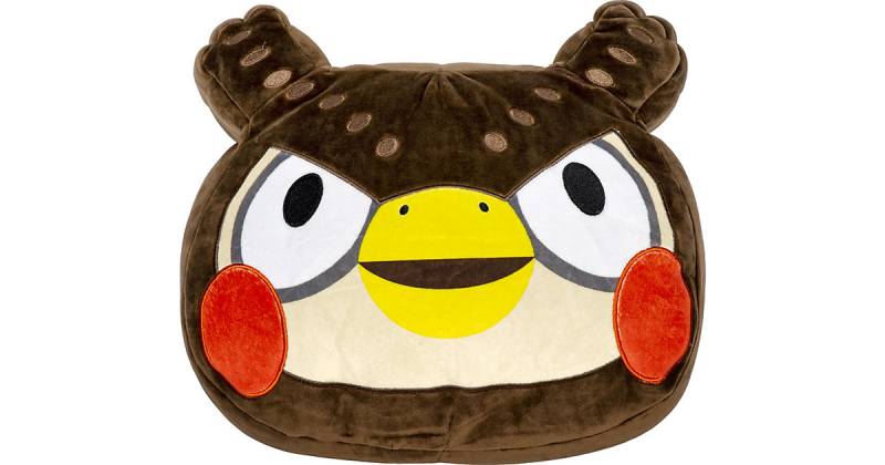 Plüschkissen Club Mocchi-Mocchi Animal Crossing Blathers Mocchi braun von Tomy