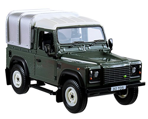 Land Rover - Defender 90 mit Verdeck (grün), Britians hochwertiges Spielzeug aus Metall und Kunststoff zum Spielen und Sammeln. Für Kinder ab 3 Jahren und Liebhabern von originalgetreuen Nachbildungen von Britains