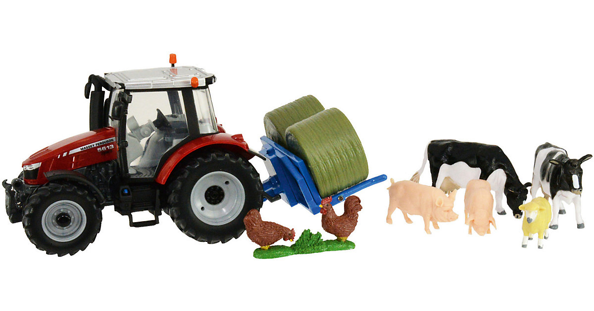 Massey Fergusson 5612- Traktor Spielset gelb von Tomy