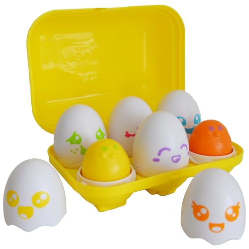 Toomies E73560 Hide and Squeak Eggs Toys, Multicolor, Large von Toomies
