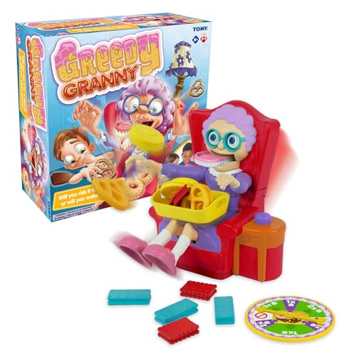 TOMY 13959 Kinderspiel Keks Karacho, das hochwertige Aktionsspiel für die ganze Familie. Das beliebte Geschicklichkeitsspiel sorgt für stundenlange Unterhaltung und Spielspaß für Kinder ab 5 Jahren von TOMY