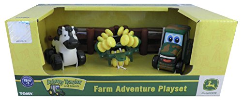 Tomy 37722 - John Deere Johnny und Seine Freunde Abenteur Spielset - Sortiment von Tomy