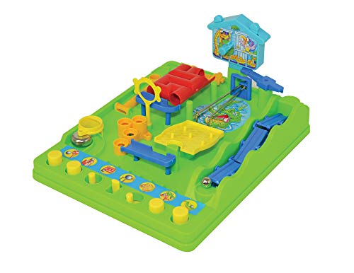 TOMY T7070 Kinderspiel Crazy Ball (Tricky Golf), Hochwertiges Kinderspielzeug, Mini Spiele, Geschicklichkeitsspiel Kinder, Labyrinthspiel, Geschenke für Kinder ab 5 Jahren, Flipper Kinder von TOMY Games