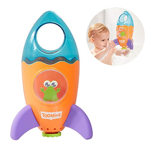 TOMY Toomies Fountain Rocket Baby Bath Toy , Shower Baby Toy for Water Play in the Bath or Pool , Kids Bath Toy Suitable for Toddlers and Children - Boys and Girls 1, 2, 3 and 4+ Year Olds von Toomies