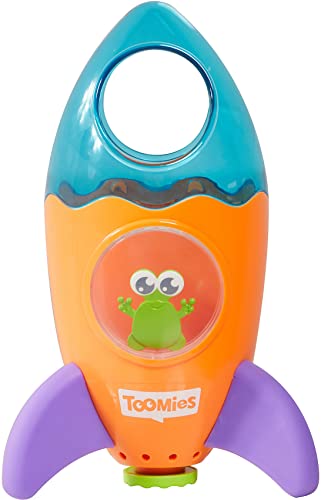 TOMY Toomies Fountain Rocket Baby Bath Toy , Shower Baby Toy for Water Play in the Bath or Pool , Kids Bath Toy Suitable for Toddlers and Children - Boys and Girls 1, 2, 3 and 4+ Year Olds von Toomies