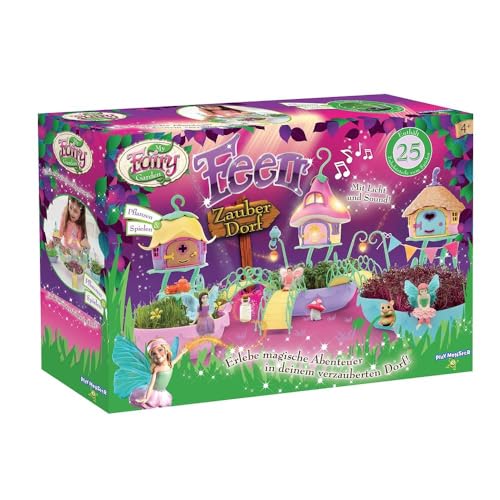 Tomy E73341 My Fairy Garden Spielzeugset. Märchenhafter Kinder ab 4 Jahren zum selber Pflanzen. Feen-Garten Set inkl. Grassamen, Kreativset Mädchen, Spielzeug für Kleinkinder, Muticoloured von Tomy