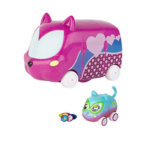 TOMY Games 46829 Ritzy Rollerz Boutique Transportable Violette Kleines Auto 'Helena Heelz' zum Selbstgestalten, 16 Charms zum Sammeln, Mini-Univers für Kinder von 4 bis 8 Jahren, one Size von TOMY Games