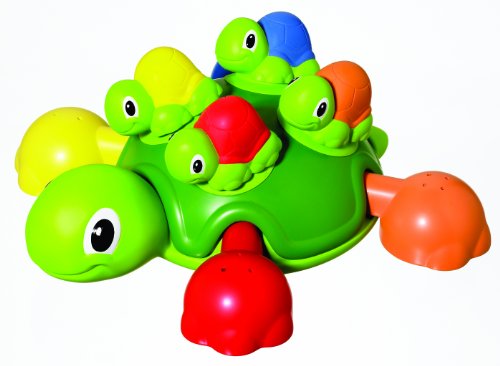 Tomy Toomies Turtle Tots , Shape Sorting Suction Squirters Bath Toy , Baby Bath Toy For Boys & Girls Aged 1, 2,3+ Year Olds von Toomies