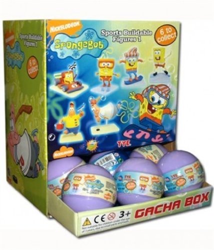 Tomy - Überraschungskugeln SpongeBob treibt Sport - Serie 1 (1 Stück) von Tomy