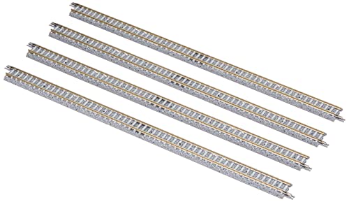 Tomytec 010128 - FineTrack, gerade Gleise, Modelleisenbahnzubehör, je 280 mm, 4 Stück von TomyTEC
