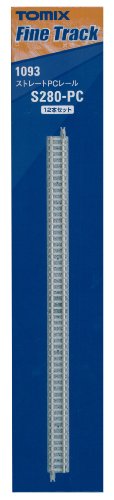 Tomytec 010937 - FineTrack, gerade Gleise, Modelleisenbahnzubehör, je 280 mm, 12 Stück Tomytec 010937 - FineTrack, gerade Gleise, Modelleisenbahnzubehör, je 280 mm, 12 Stück von TomyTEC