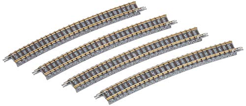 Tomytec 018537 4 Gleise, gebogen in Schotterbettung, 15 Grad, One Size Tomytec 018537 4 Gleise, gebogen in Schotterbettung, 15 Grad, One Size von TomyTEC