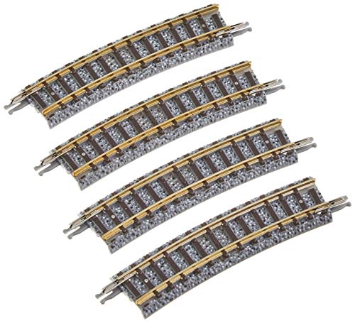 Tomytec 018544 4 Gleise, gebogen in Schotterbettung, 15 Grad, One Size Tomytec 018544 4 Gleise, gebogen in Schotterbettung, 15 Grad, One Size von TomyTEC