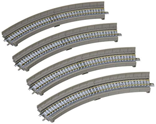 Tomytec 018735-4 Gleise, gebogen in Beton-Viaduktbettung, 45 Grad von TomyTEC